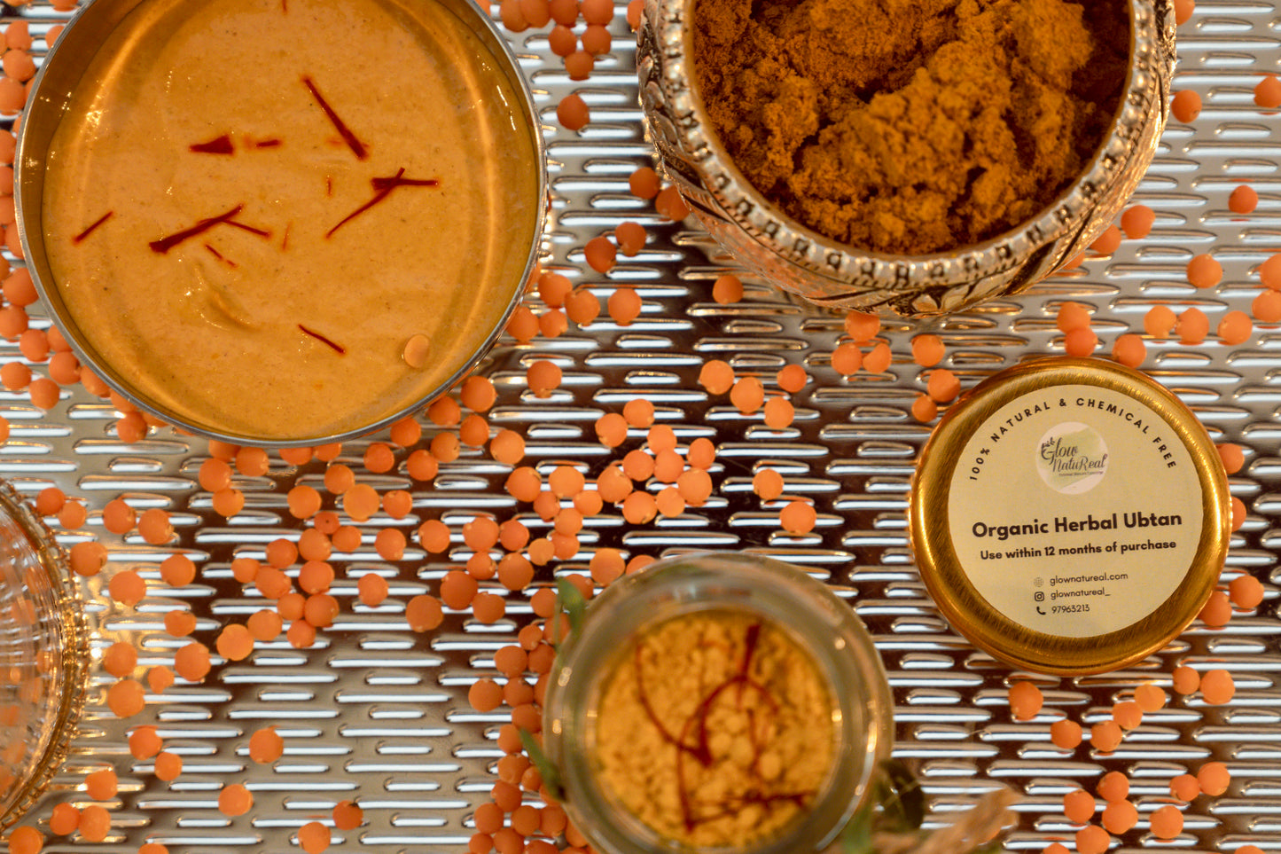 Organic herbal ubtan powder (face and body)