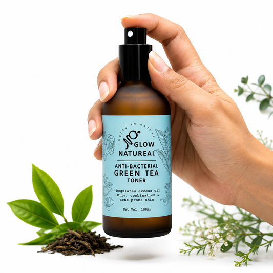 Anti bacterial green tea face toner