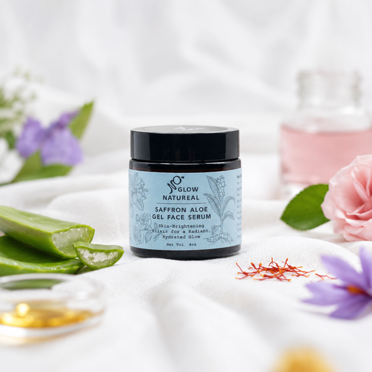 Saffron aloe gel serum
