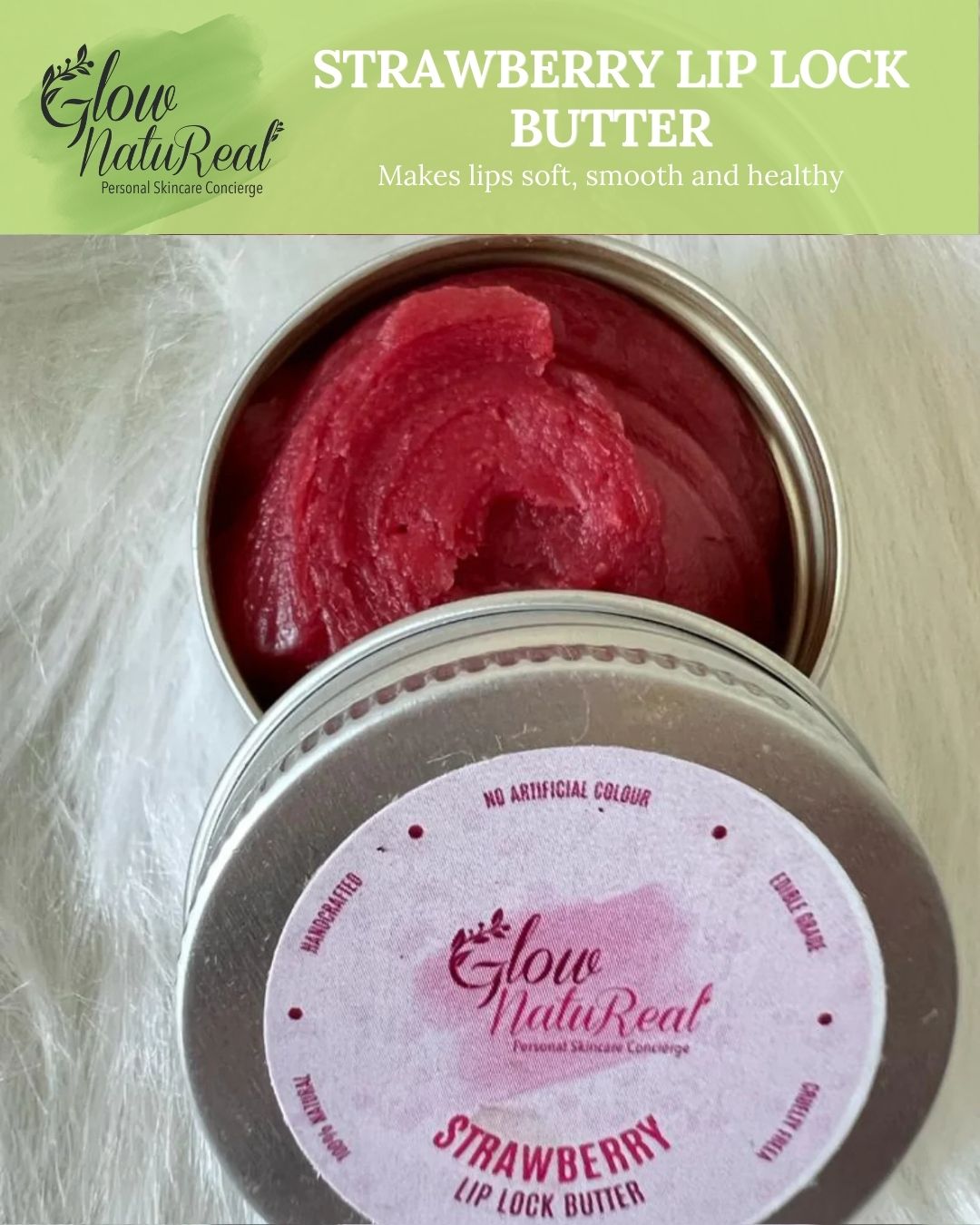 Strawberry lip lock butter