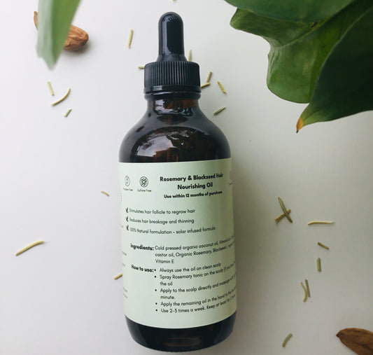 Rosemary & Blackseed hair nourishing oil