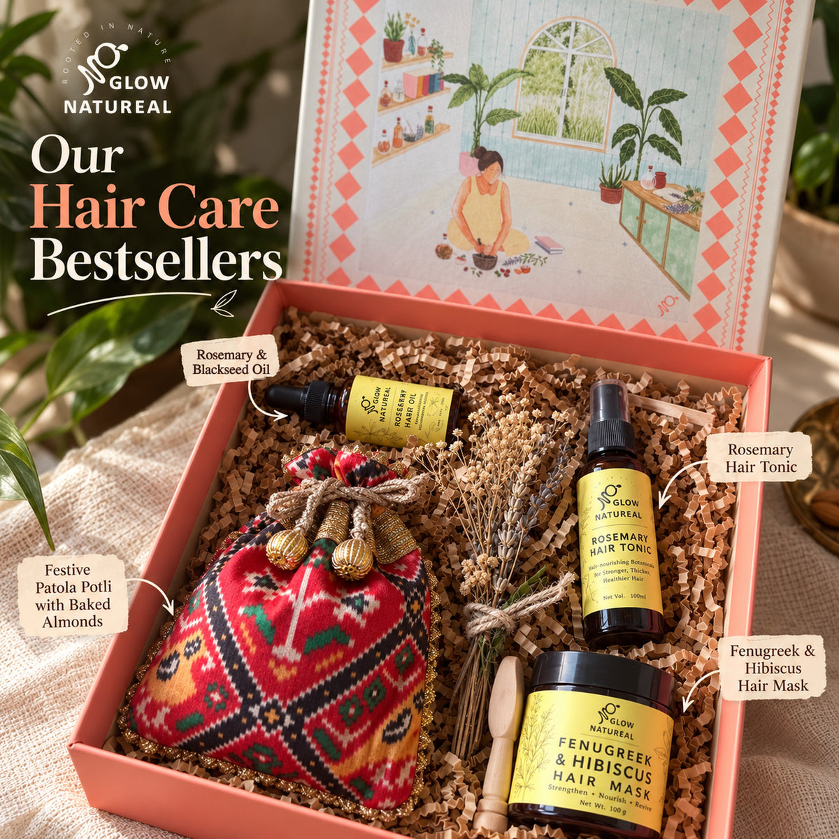 Hair Care Pampering Festive Gift Box