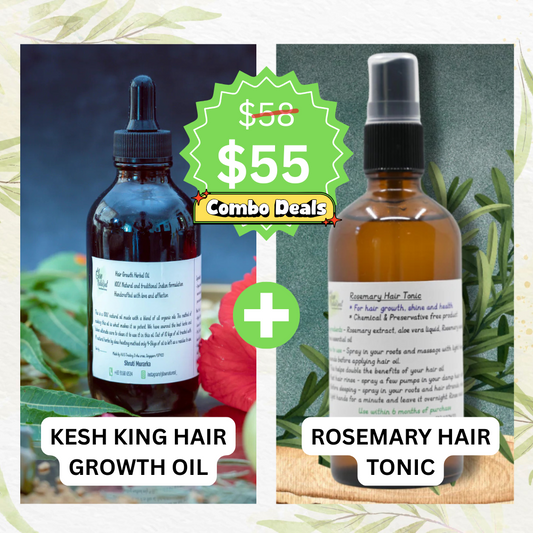 Hair Growth Combo (Kesh King Oil + Rosemary Tonic)