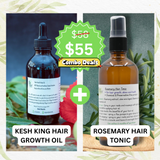 Hair Growth Combo (Kesh King Oil + Rosemary Tonic)