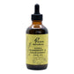 GlowNatureal herbal hair oil in an amber glass dropper bottle for dandruff treatment and scalp nourishment.