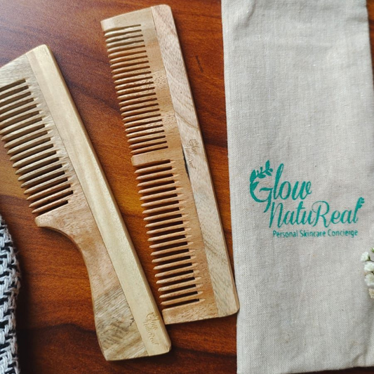 Neem wood comb (set of 2)