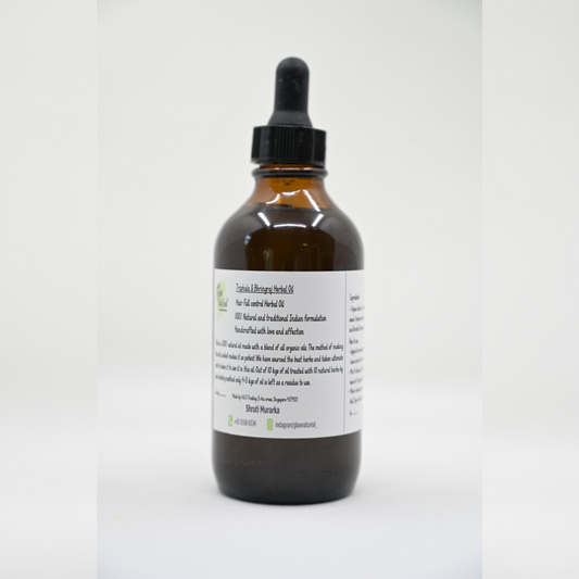 Triphala and Bhringraj hair fall control oil